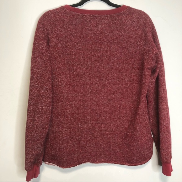Roots RARE Vintage Inspired Red Crewneck Sweatshirt, size M - Picture 7 of 12